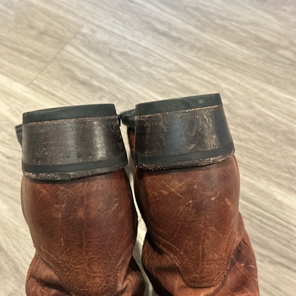 Preowned Tecovas THE BANDERA BOVINE Leather Riding Boot Men Sz 8 D - Picture 5 of 9